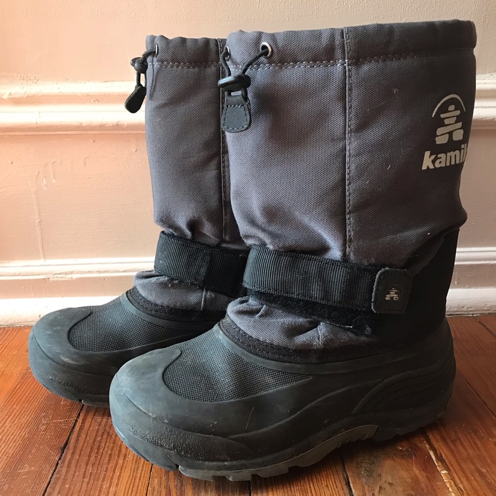 Kamik kids snow boots with liners youth 5